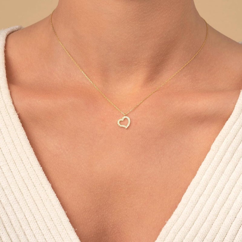 Ieftop Valentines Birthday Gifts for Women Teen Girls - Dainty 14K Gold/Silver Plated Cute Heart Handmade Disc Circle Bee Choker Adjustable Necklace for Women Teenage Girl Trendy Jewelry - Image 2